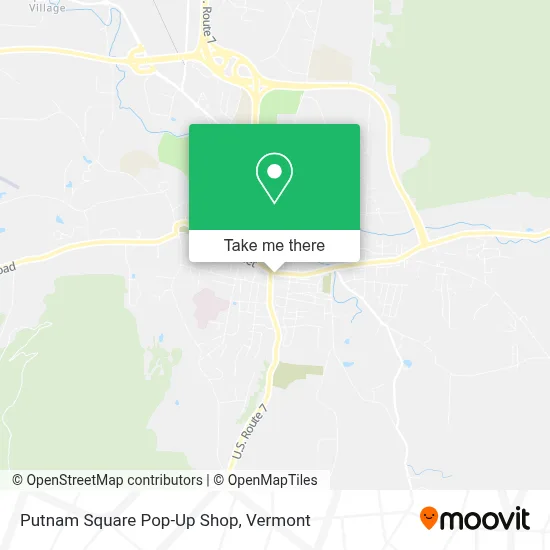 Putnam Square Pop-Up Shop map