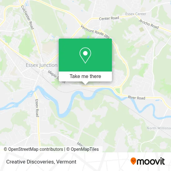 Creative Discoveries map