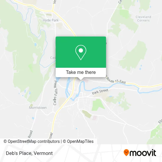 Deb's Place map