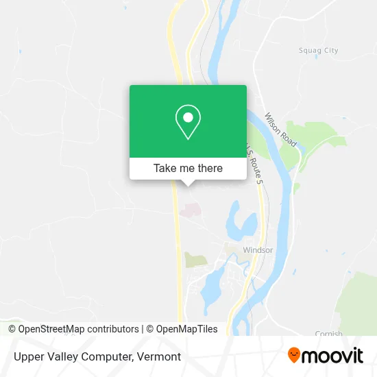 Upper Valley Computer map