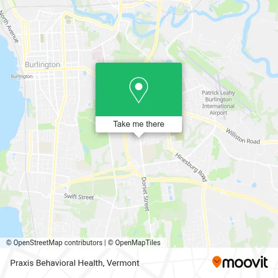 Praxis Behavioral Health map