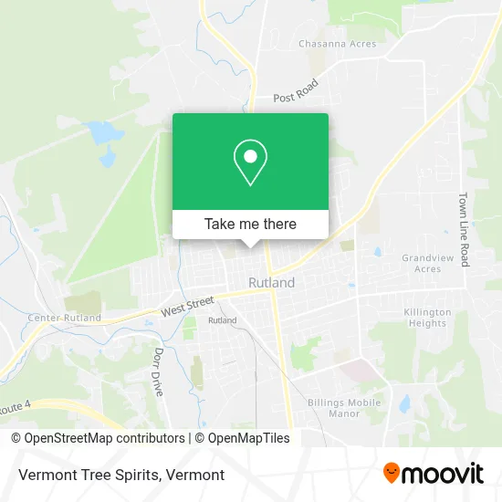 Vermont Tree Spirits map