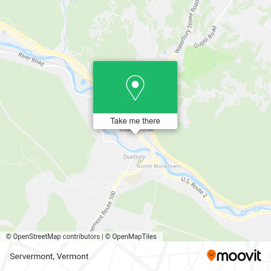Servermont map