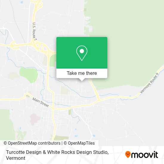 Turcotte Design & White Rocks Design Studio map