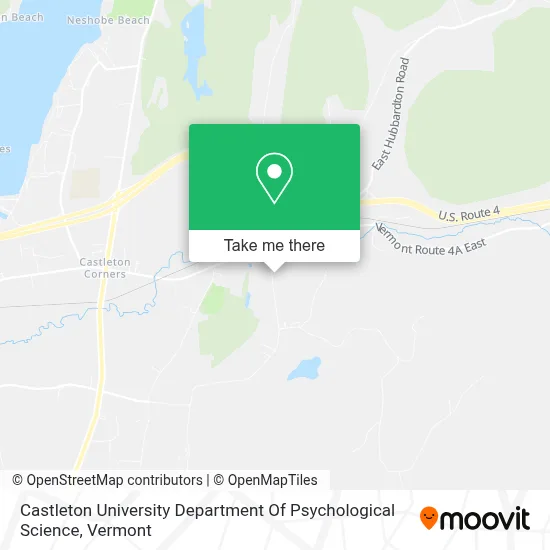 Castleton University Department Of Psychological Science map