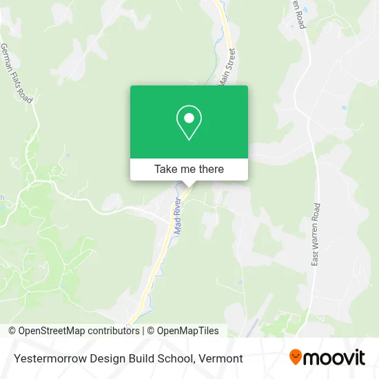 Yestermorrow Design Build School map