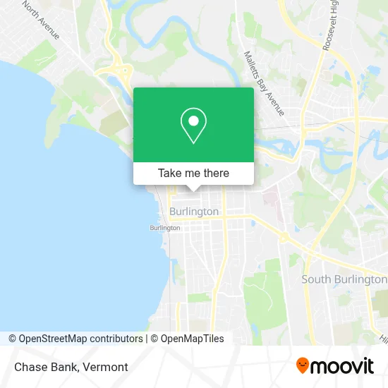 Chase Bank map