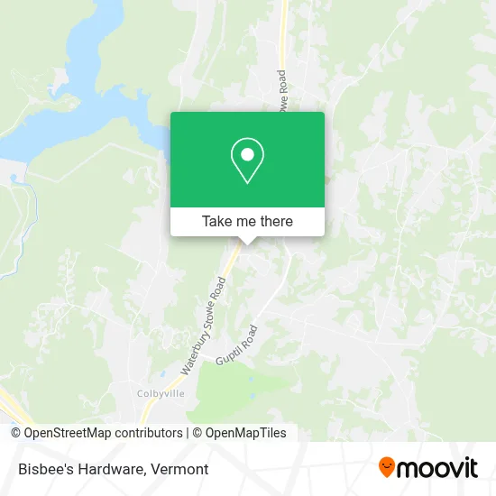Bisbee's Hardware map
