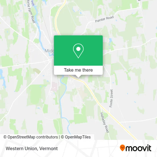 Western Union map