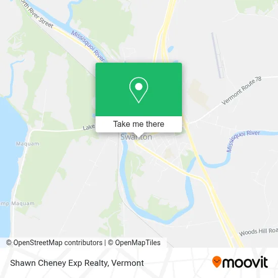 Shawn Cheney Exp Realty map