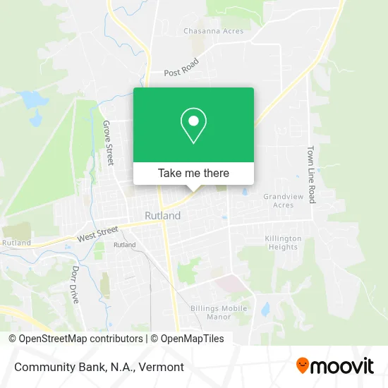 Community Bank, N.A. map