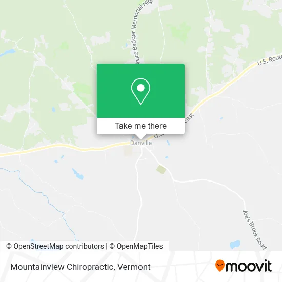Mountainview Chiropractic map