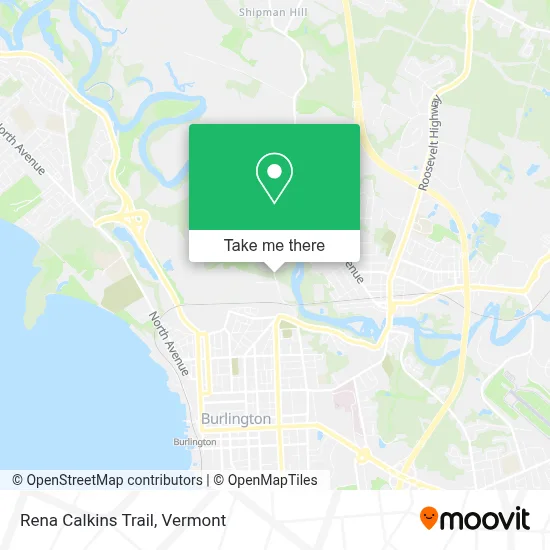 Rena Calkins Trail map