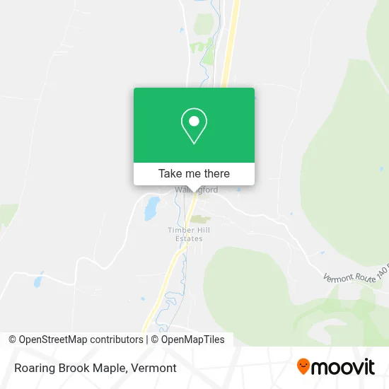 Roaring Brook Maple map