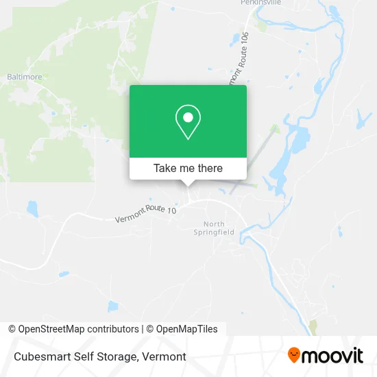 Cubesmart Self Storage map