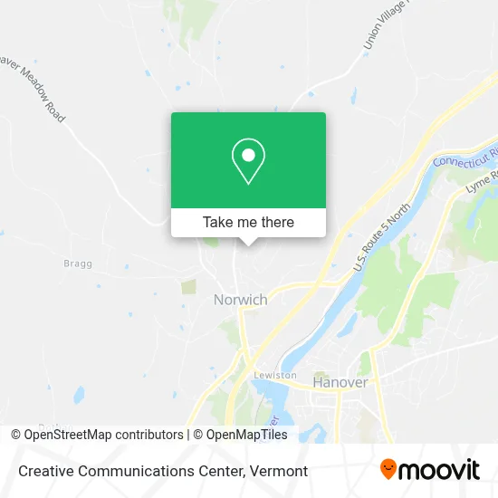 Creative Communications Center map