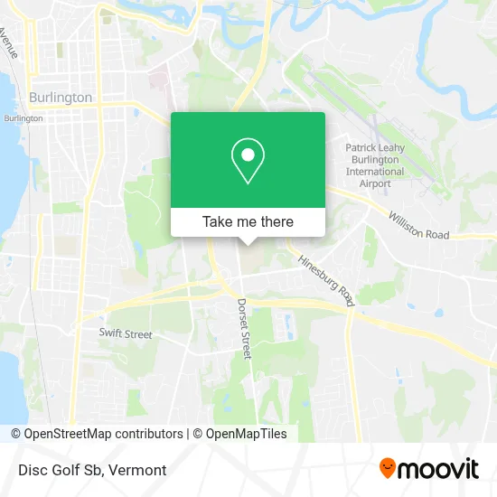 Disc Golf Sb map