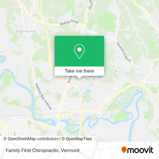 Family First Chiropractic map