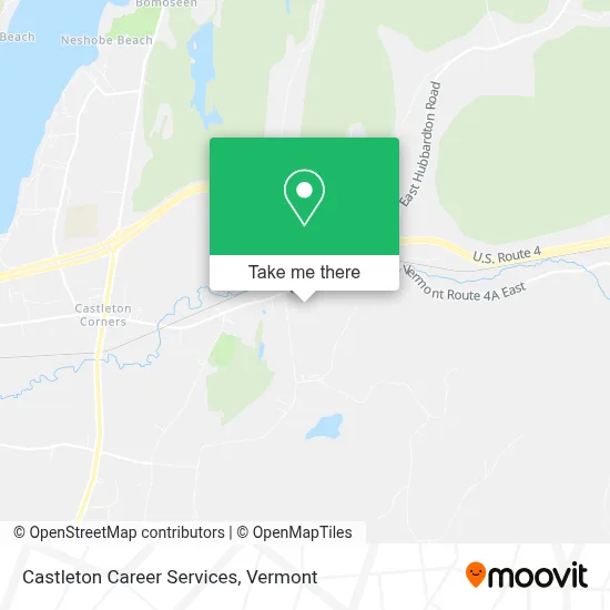 Castleton Career Services map
