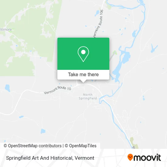 Springfield Art And Historical map