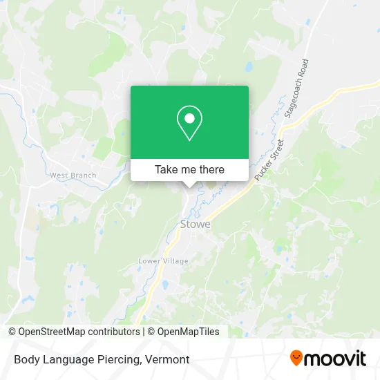Body Language Piercing map