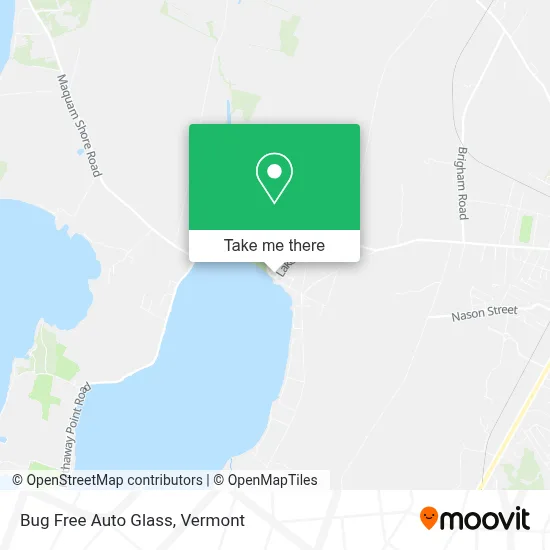Bug Free Auto Glass map