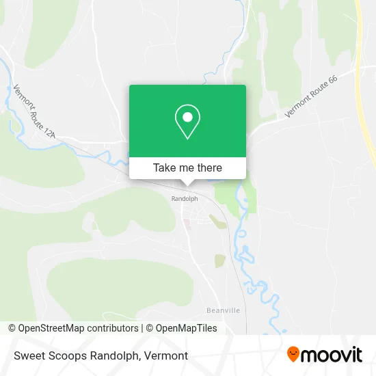 Sweet Scoops Randolph map