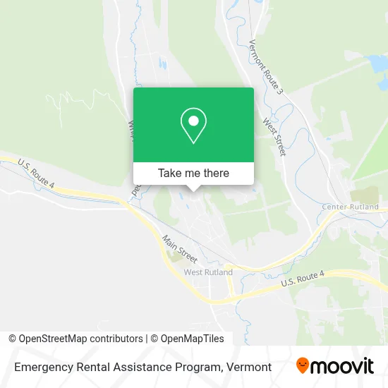 Emergency Rental Assistance Program map