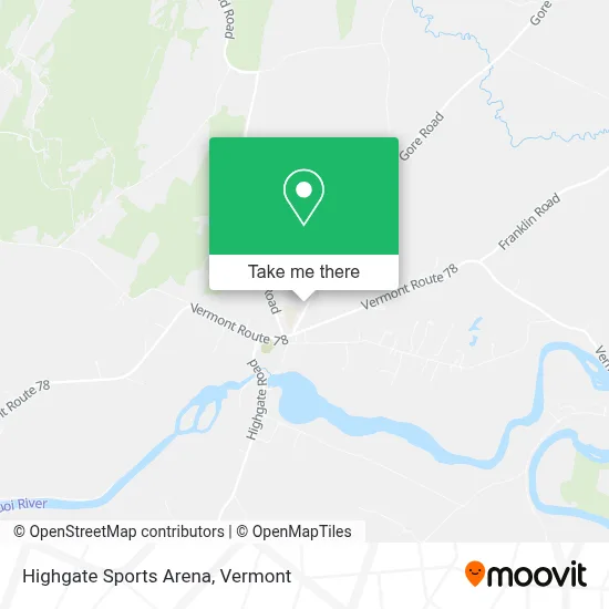 Highgate Sports Arena map