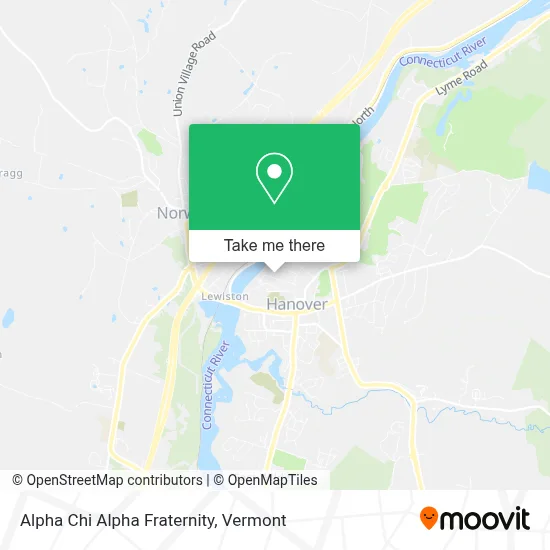 Alpha Chi Alpha Fraternity map