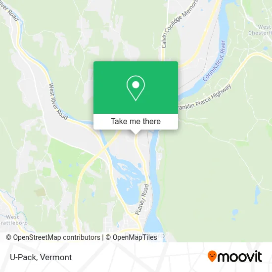 U-Pack map
