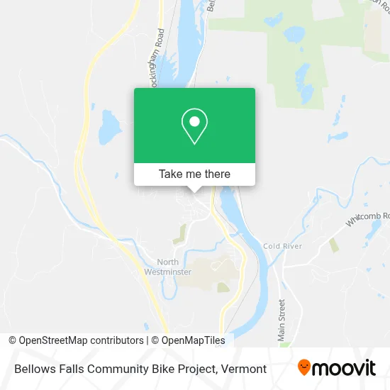 Bellows Falls Community Bike Project map
