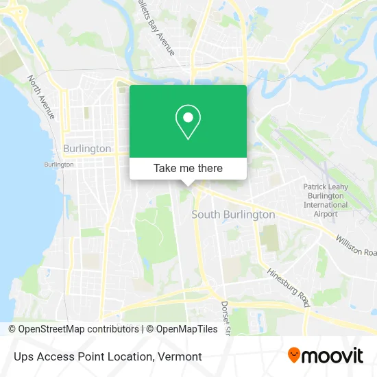 Ups Access Point Location map