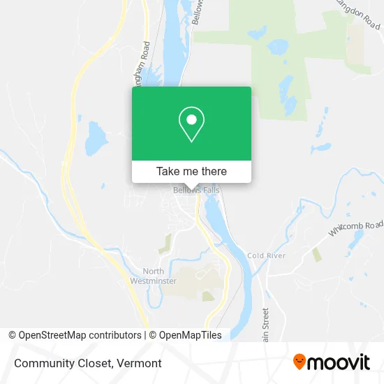 Community Closet map