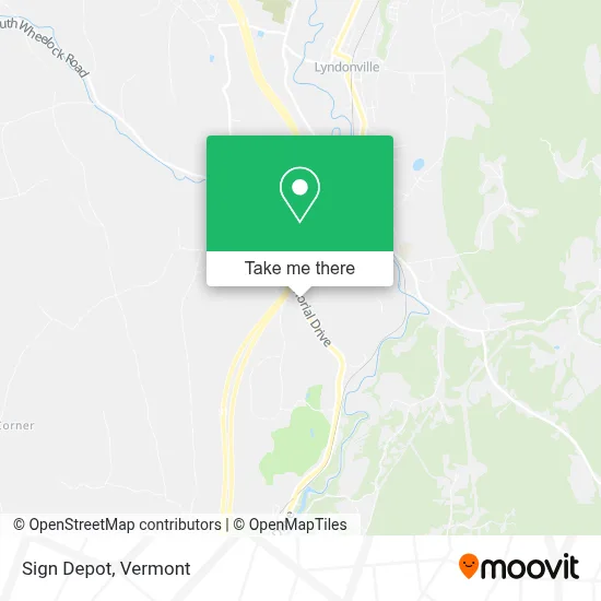Sign Depot map