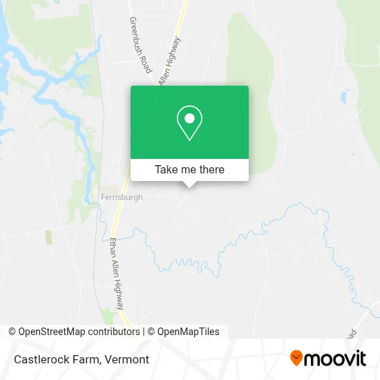 Castlerock Farm map