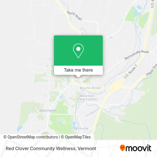 Red Clover Community Wellness map