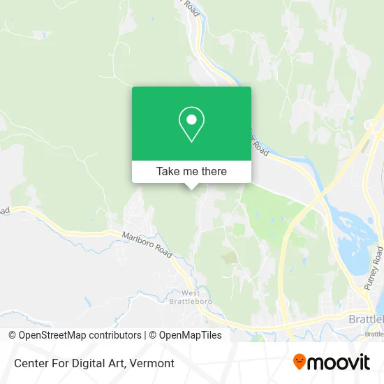 Center For Digital Art map