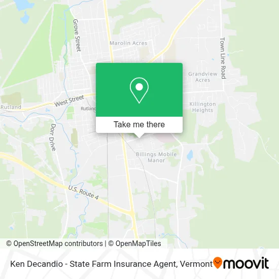 Ken Decandio - State Farm Insurance Agent map