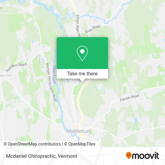 Mcdaniel Chiropractic map