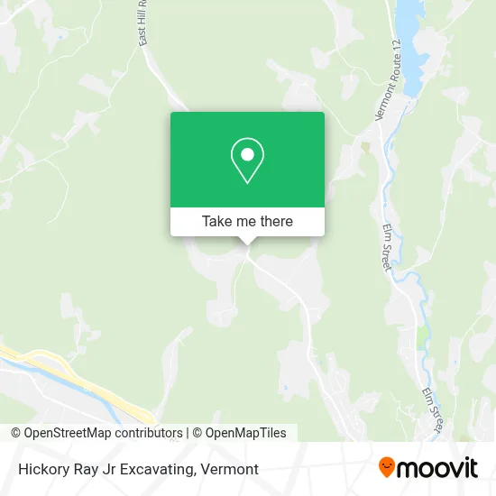 Hickory Ray Jr Excavating map