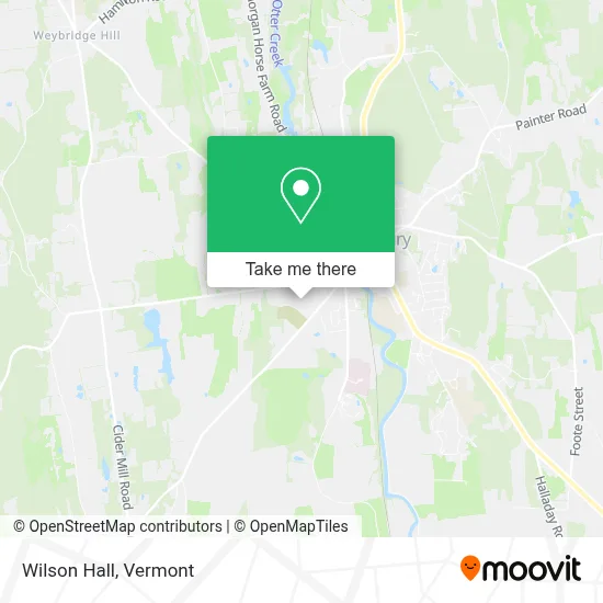 Wilson Hall map
