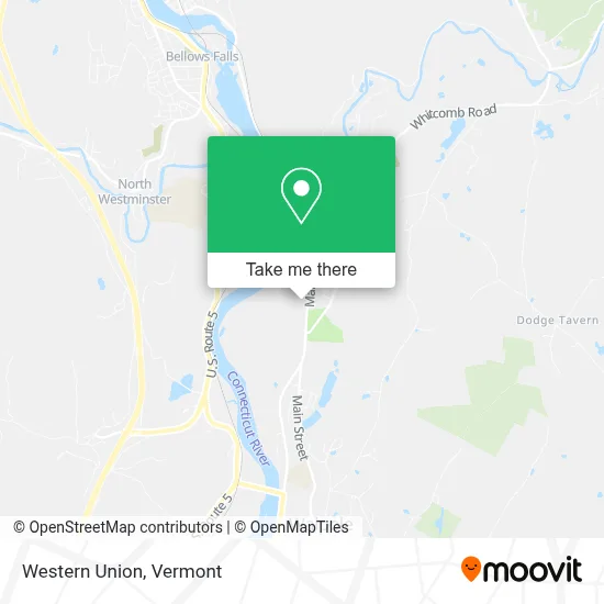 Western Union map