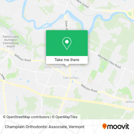 Champlain Orthodontic Associate map