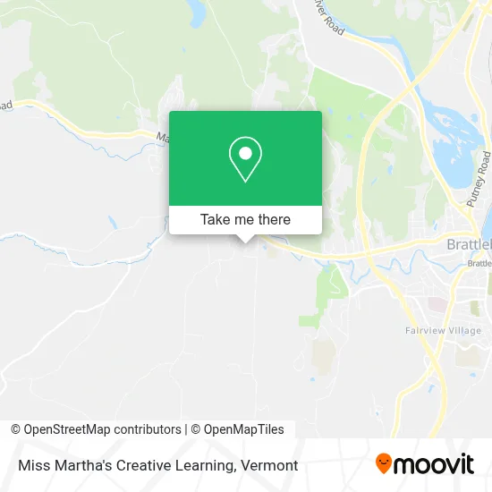 Miss Martha's Creative Learning map