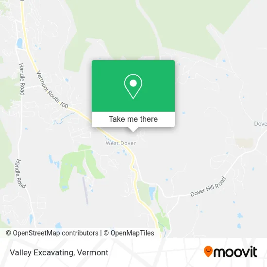 Valley Excavating map
