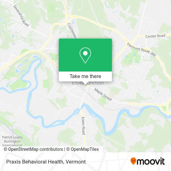 Praxis Behavioral Health map