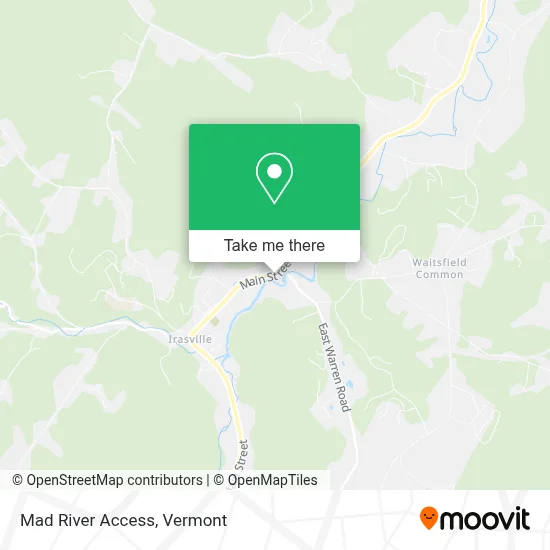 Mad River Access map