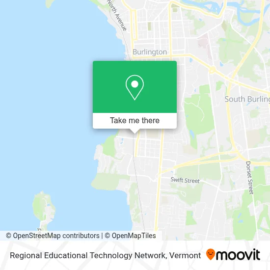 Regional Educational Technology Network map