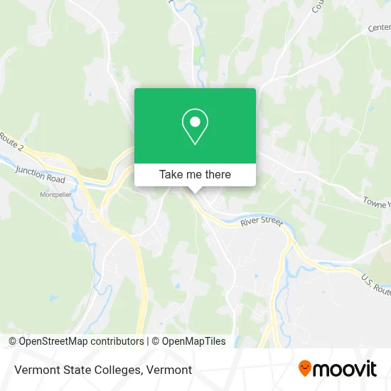 Vermont State Colleges map